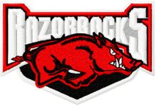 Arkansas Razorbacks Logo embroidery design