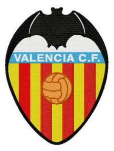 Valencia CF logo embroidery design