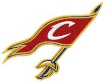 Cleveland Cavaliers logo 4 embroidery design