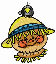 Friendly scarecrow 5 embroidery design