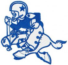 Dallas Cowboys logo 2 embroidery design