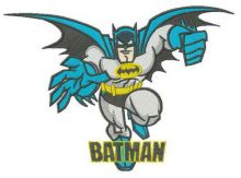 Superhero Batman embroidery design