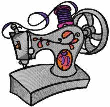 Sewing machine modern embroidery design