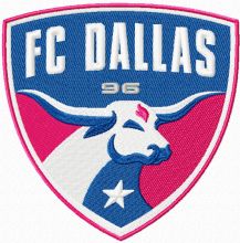 F.C. Dallas Logo embroidery design