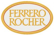 Ferrero Rocher embroidery design