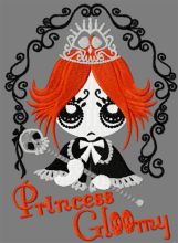 Ruby Princess Gloom embroidery design