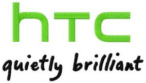 HTC logo embroidery design