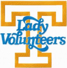 Lady Volunteers embroidery design