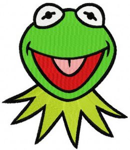 Kermit the Frog embroidery design