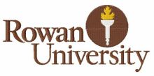 Rowan University logo embroidery design