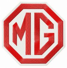 MG logo embroidery design