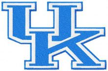 Kentucky Wildcats football team embroidery design