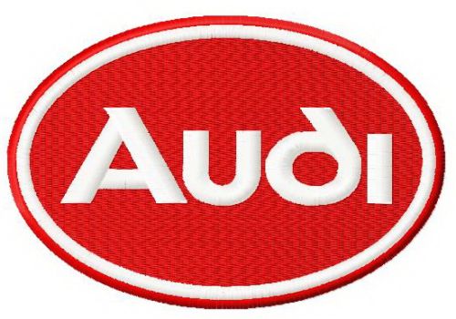 Audi logo 2 machine embroidery design