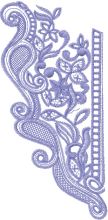 Lace Collar embroidery design