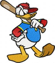 Donald Duck 1 embroidery design