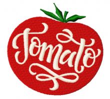 Tomato embroidery design
