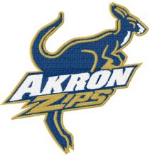 Akron Zips Logo embroidery design