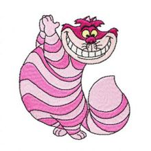 Cheshire Cat 2 embroidery design