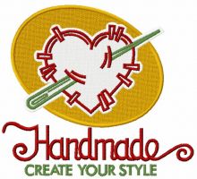 Handmade Create your style 3 embroidery design