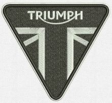 Triumph Motocycles Ltd logo 2 embroidery design