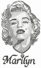 Gorgeous Marilyn 2 embroidery design