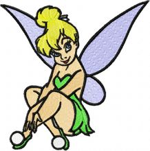 Tinkerbell 6 embroidery design