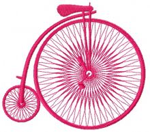 Bicycle 2 embroidery design