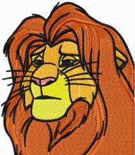 Lion King 1  embroidery design