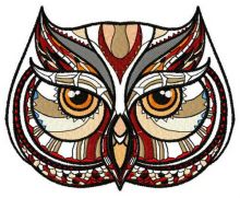 Mosaic owl 2 embroidery design