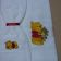 Towel with embroidered Pooh designs