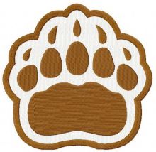 Brown Bears alternative logo embroidery design