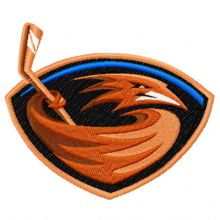 Atlanta Thrashers Logo embroidery design