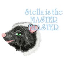 Stella embroidery design