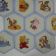 Baby quilt embroidered with baby Pooh and friends designs
