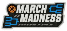 NCAA March Madness logo embroidery design