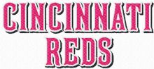 Cincinnati Reds Wordmark Logo embroidery design