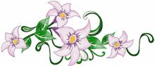 Lily 10 embroidery design
