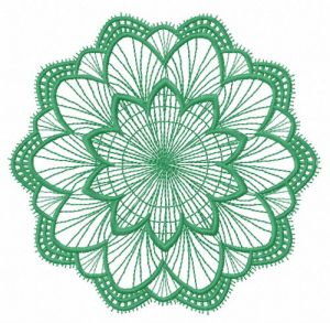 Lace doily 15 embroidery design
