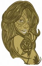 Naked fancy girl 2 embroidery design