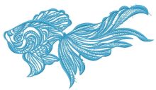 Mosaic fish 8 embroidery design
