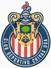 Club Deportivo Chivas USA logo embroidery design