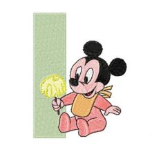 Mickey Mouse I - Ice Cream embroidery design