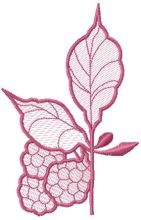 Blend berries embroidery design