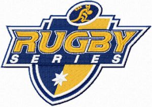 Australian Rugby logo (ARU) embroidery design