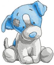 Chase dog embroidery design
