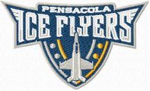 Pensacola Ice Flyers Logo embroidery design