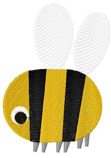 bee free embroidery design 11