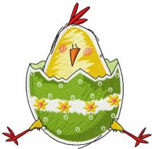 Easter chicken 2 embroidery design