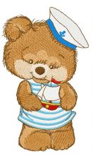 I will be a sailor when I grow up embroidery design