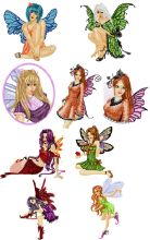 Modern Fairy Collection embroidery design